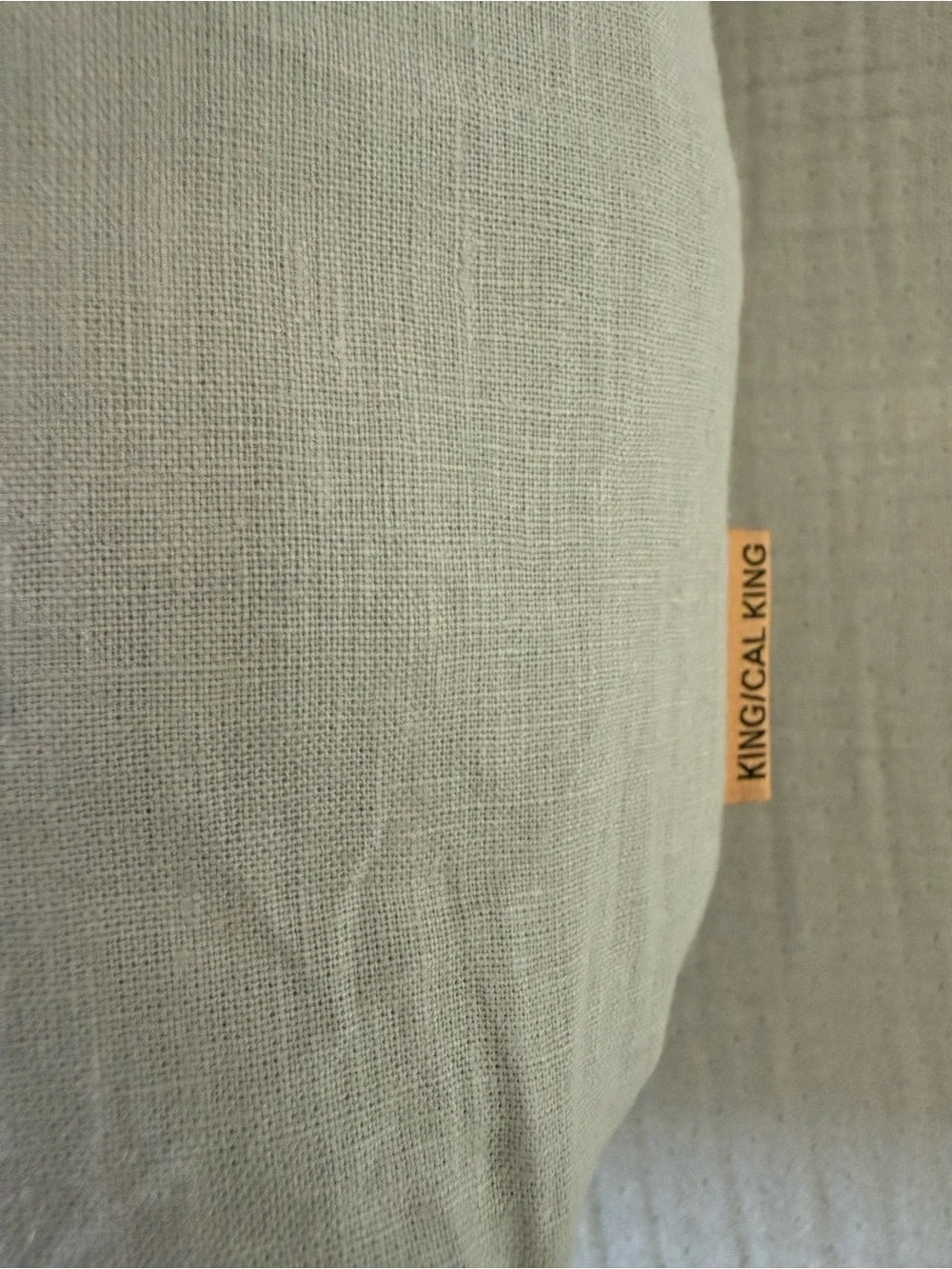 Quince European Linen Duvet Cover Set King/Cal King Mist